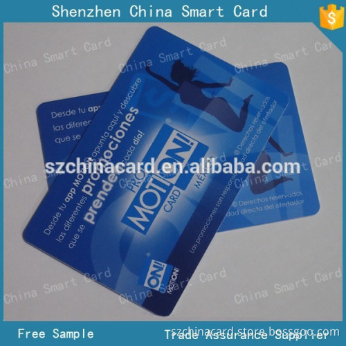 high quality matt offset printing standard size pvc card